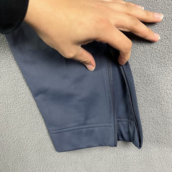 Nike Pants Mens Small Blue Court Heritage Tennis Track Zip Up Athletic Pockets - Picture 7 of 12